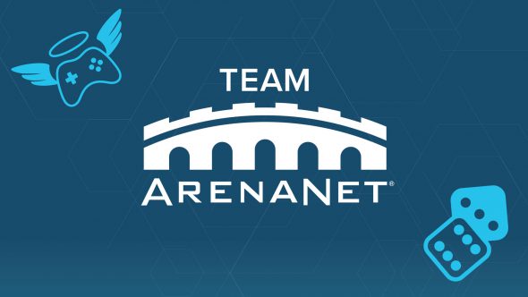 Die Logos von ArenaNet und Extra Life.